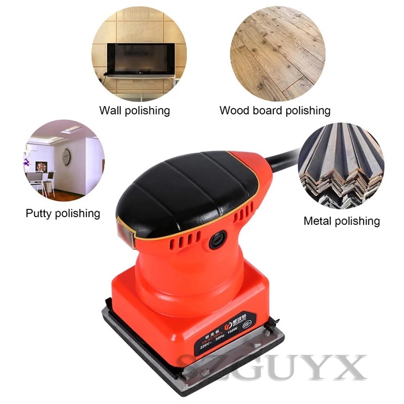 Machine Electric Sander Woodworking Polisher Wall Wood Paint Sanding Polishing Tool