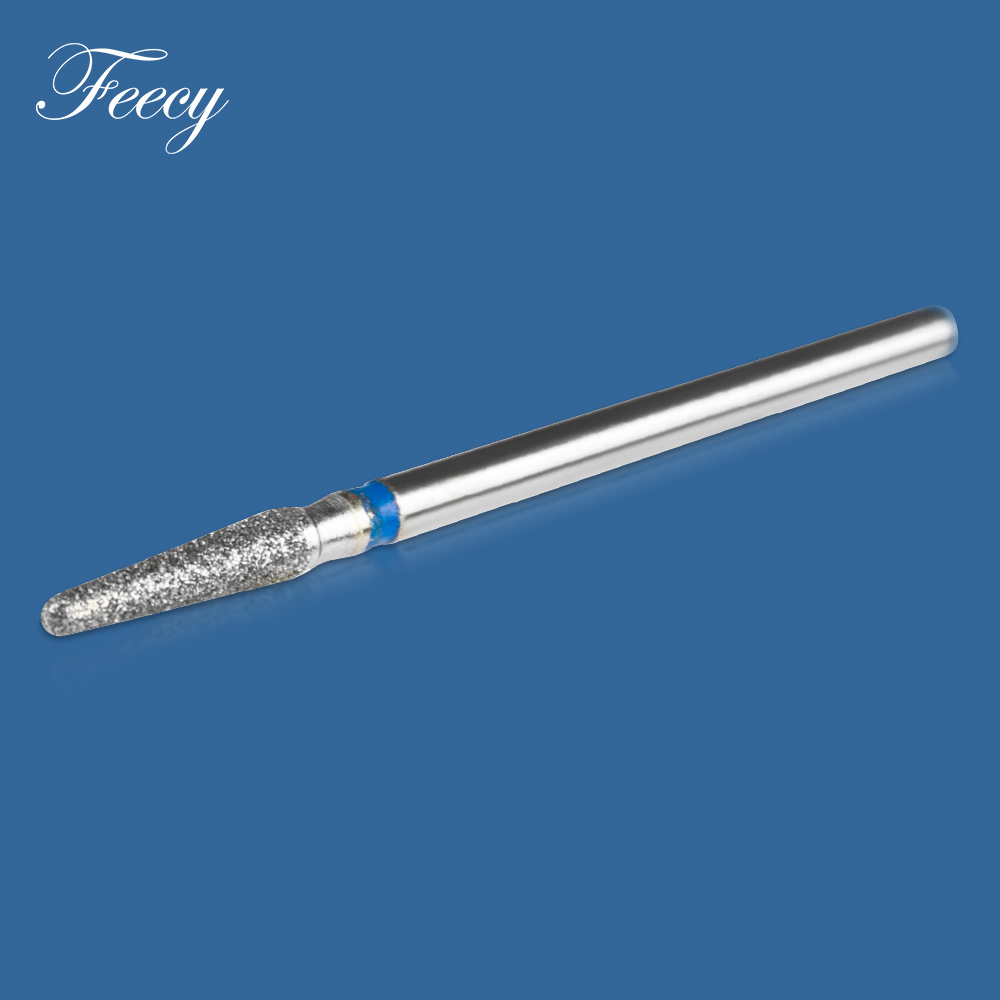 1pc Diamant Fräsen Cutter für Maniküre Nagel Bohrer Pediküre Häutchen Entfernen Clean Tool Nagel Datei Rotary Grate Dill bits 3/32&quot;: F