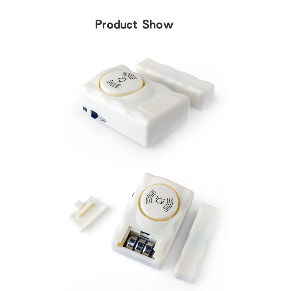 Wireless Home Security Door Window Alarm Warning System Magnetic Door Sensor Independent Alarm Wireless Open Door Detector