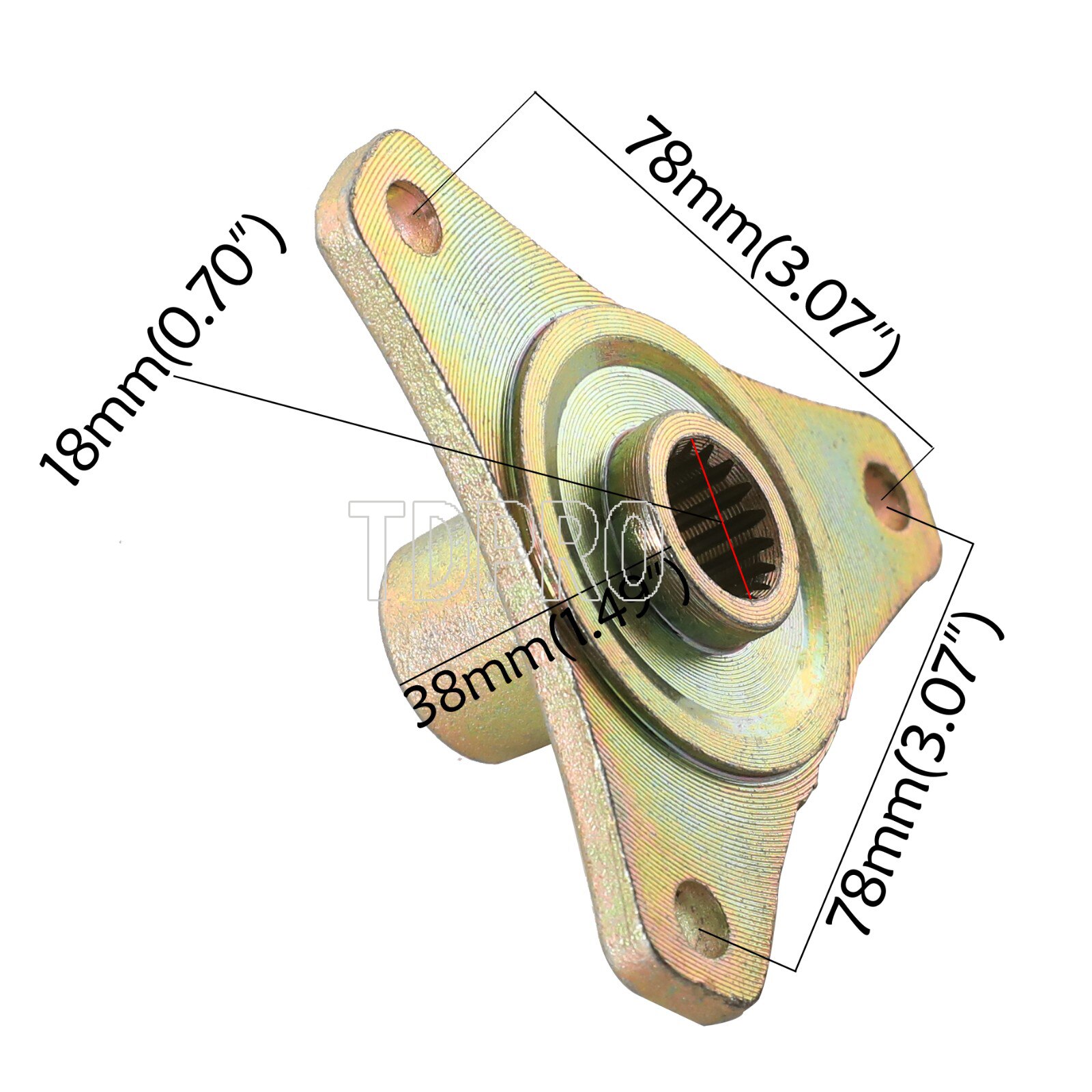 740mm ATV Quad Go Kart Rear Axle Assembly Kit Complete Wheel Brake Hub Disc Rotor for Drift Trike Buggy