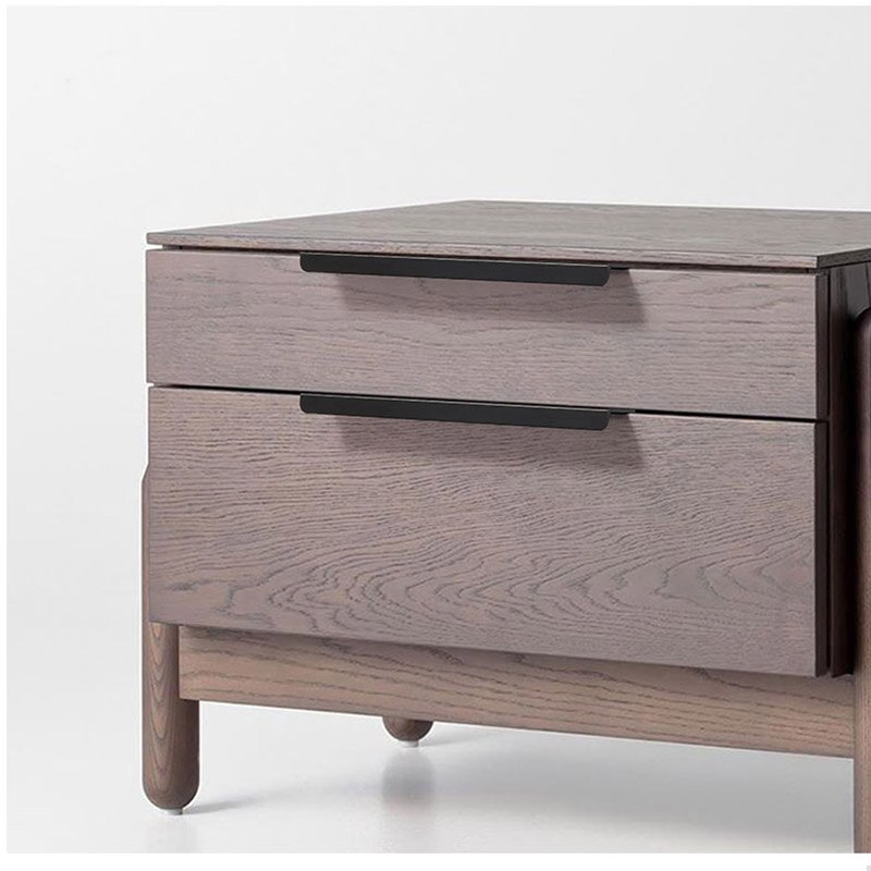 Maniglie per cassetti moderne con bordo a dito maniglie per cassetti per mobili armadio nascosto cassetto per cucina maniglie per comò manopole Hardware oro nero