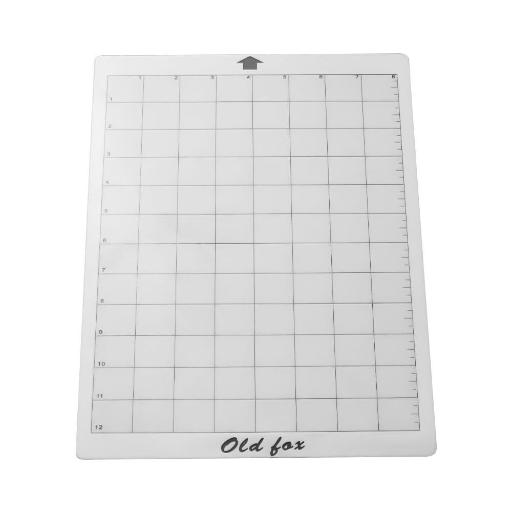 3pcs Replacement Cutting Mat Adhesive Mat with Measuring Grid 8 by 12-Inch for Silhouette Cameo Cricut Explore Plotter Machine