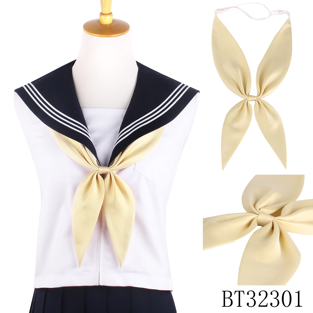 Dames vlinderdas Klassieke shirts Vlinderdas voor dames Zakelijk Strik Student Effen strikjes JK Vlinder Meisjespakken Strikjes: WHITE