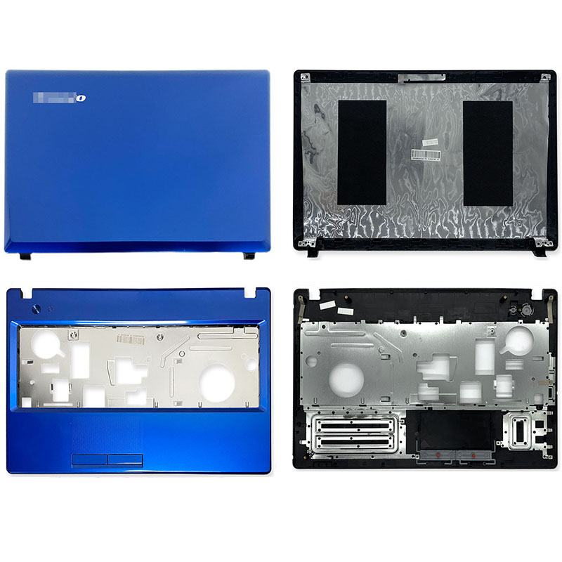 Voor Lenovo G580 Serie Laptop Lcd Back Cover Palmrest Top Case Een C Cover Blauw 60.4SH27.001