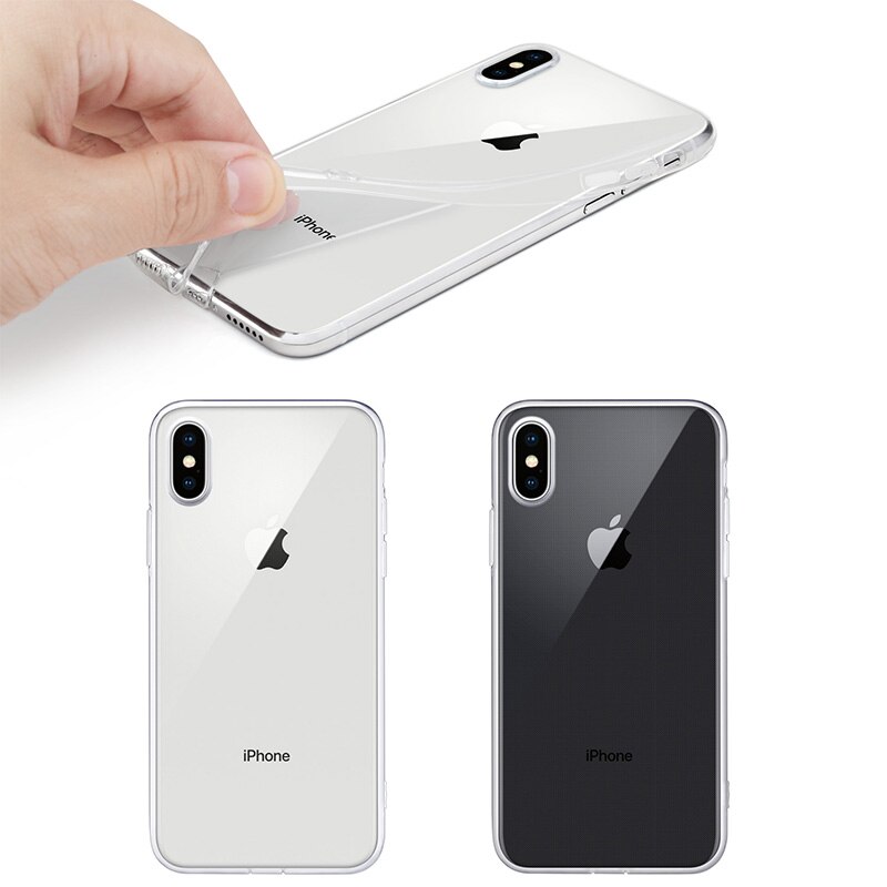 Capa de silicone à prova de choque para iphone, capinha traseira suave para iphone xr, 11 pro, xs max, x capas de luxo 8 7 6 6s plus