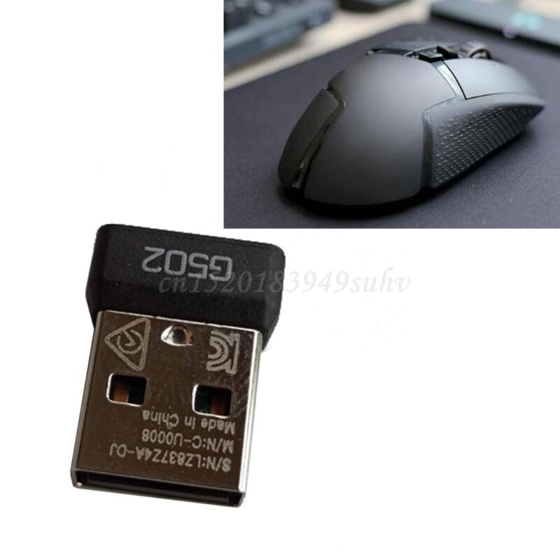 Usb Receiver Wireless Dongle Adapter for logitech G502 LIGHTSPEED Wireless Mouse