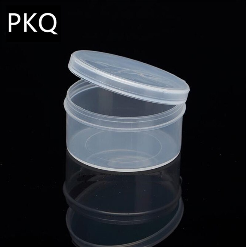 11 sizes Round Plastic Box PP Transparent Packing Box Diamond Painting Accessory Jewelry Box Organizer Small Plastic Storage Box