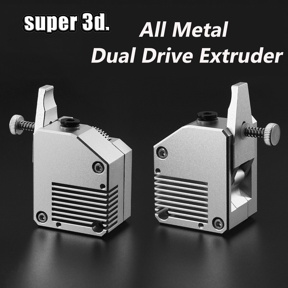 Extrusor Bowden de doble engranaje, totalmente metálico, derecho/izquierdo, para impresora 3d Mk8 CR10 Ender 3/5 Pro Anet a8 E10 Anycubic i3 mega