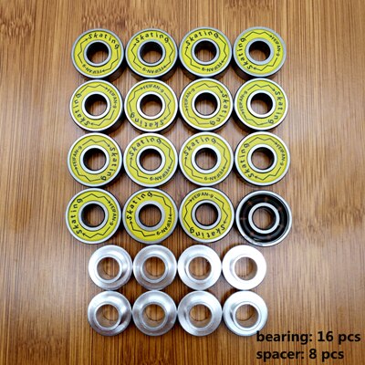 inline skate wheel 76MM 80 mm 85A: bearing