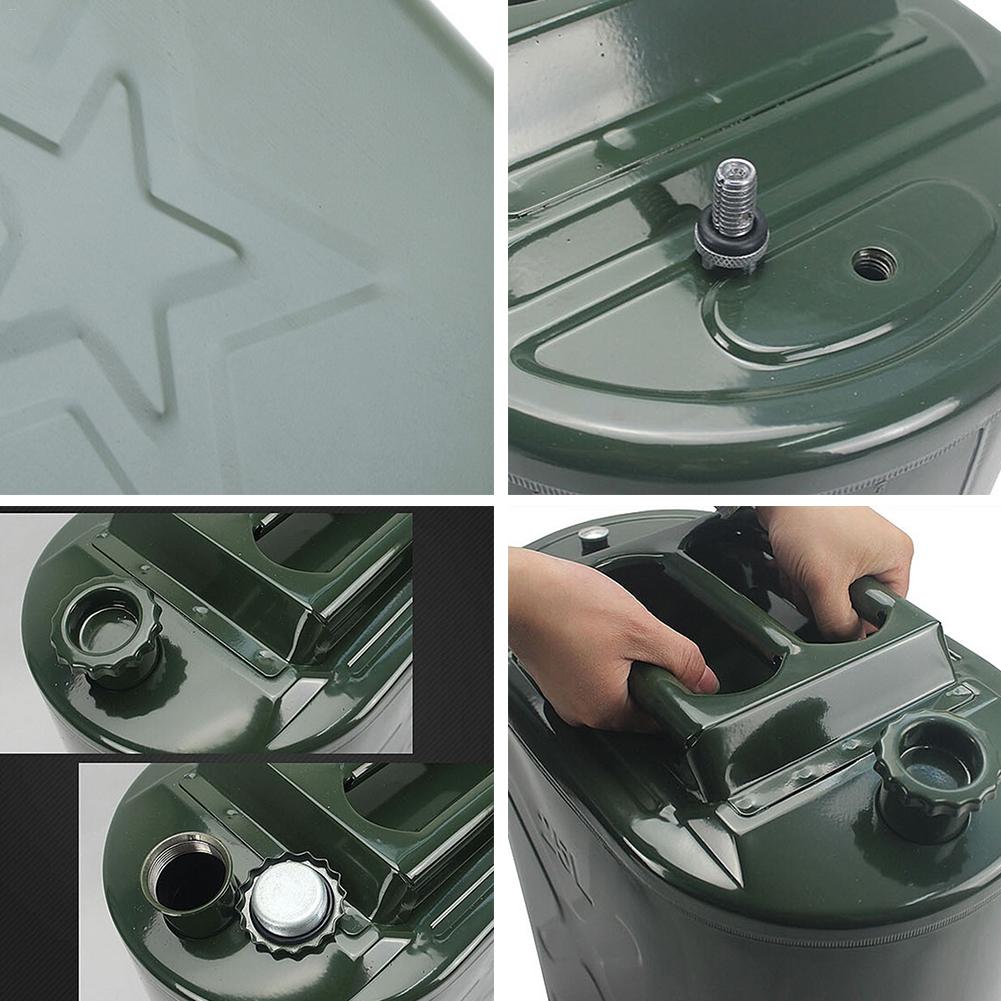 5/10/15/20L Iron Oil Drum Car Motorcycle Spare Oil Drum Oil Container For Truck Car Accessories