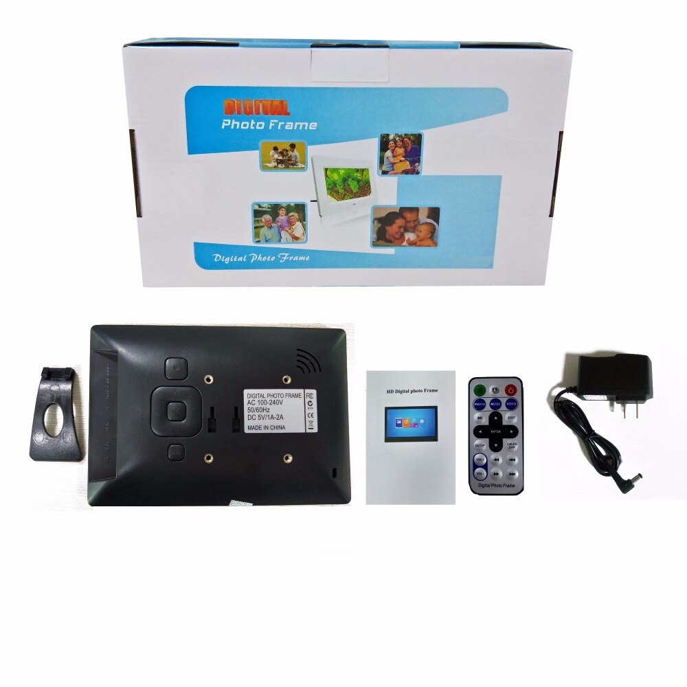 7 inch motion sensor reclame display foto speler video speler digitale fotolijst ondersteuning SD kaart en USB drive
