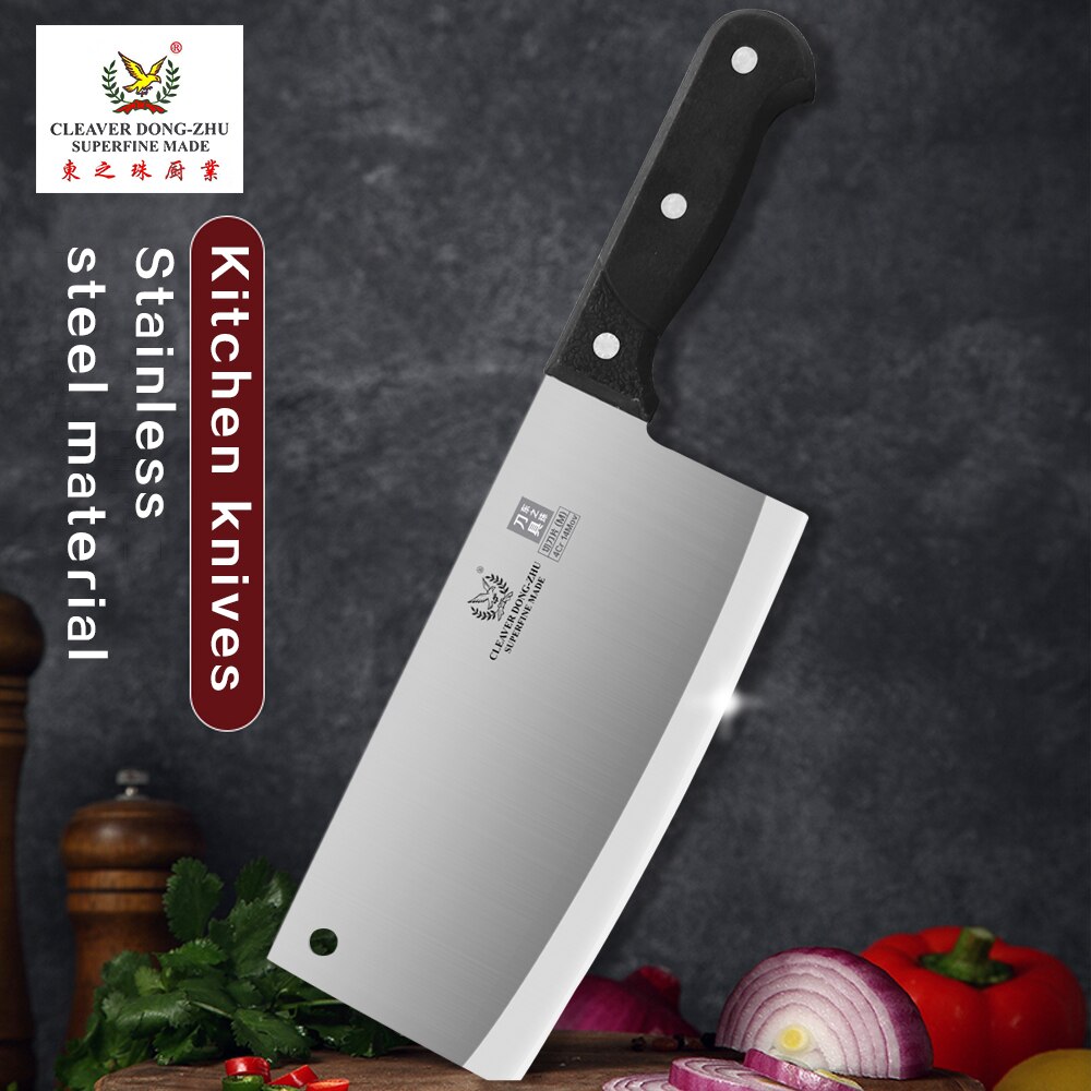 8 zoll Küche Messer Edelstahl Fleisch Hacken Hackmesser schneiden Gemüse Chinesische Kochmesser