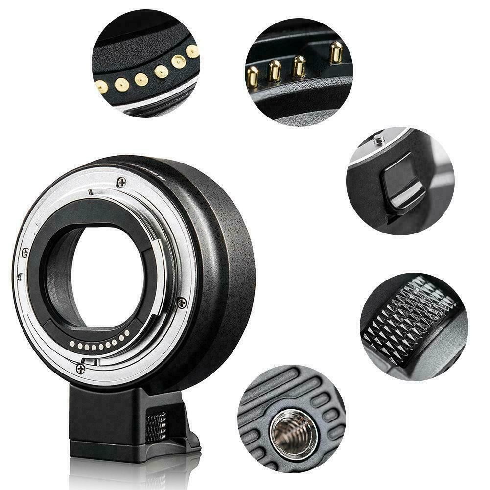 Viltrox ef-eos m objektivadapter elektronisk autofokus til canon eos ef ef-s objektiv til eos m  m2 m3 m5 m6 m10 m50 ii m100 kamera