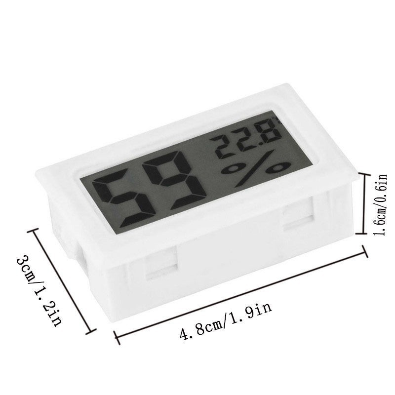 LCD Digital Thermometer Hygrometer Probe Fridge Freezer Thermometer Thermograph for Refrigerator Temperature Control -50~110 C