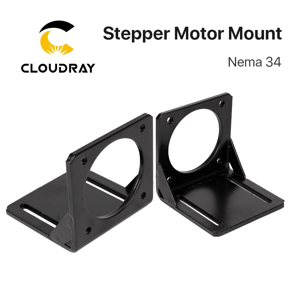 Cloudray Motor Base For NEMA17 NEMA23 NEMA34 Stepper Motor Aluminum Fixed Seat Fastener mounting Bracket Support