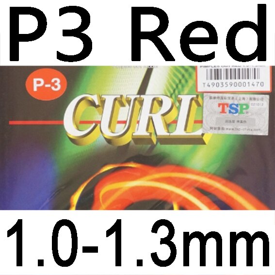 Tt Racket Pimple Original TSP CURL P-2 T-20125 CURL / P-3 T-20145 l... – Grandado