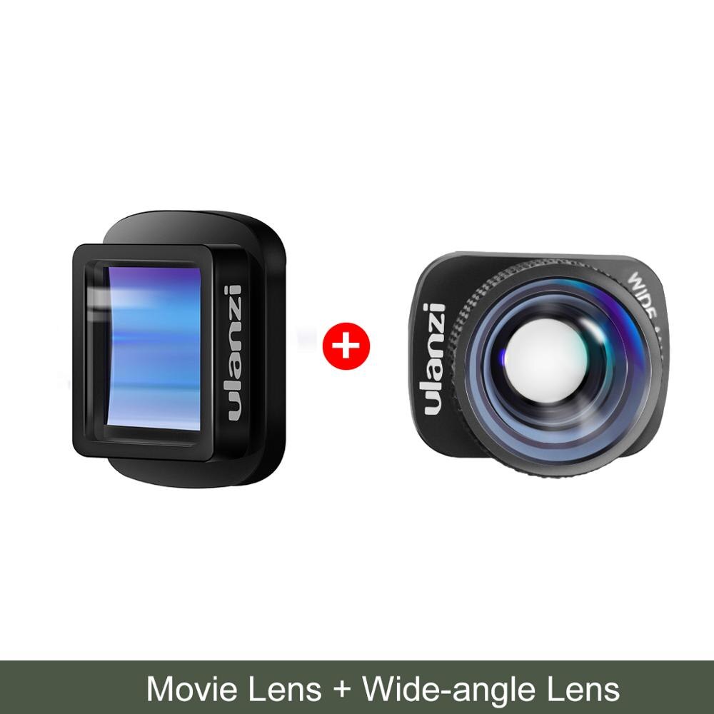 Ulanzi OP-11 1.33X Anamorphic Lens Groothoek Lens Kit Voor Osmo Pocket Filmmaken Video Schieten Osmo Pocket Camera Lens: Wide Angle w 1.33X