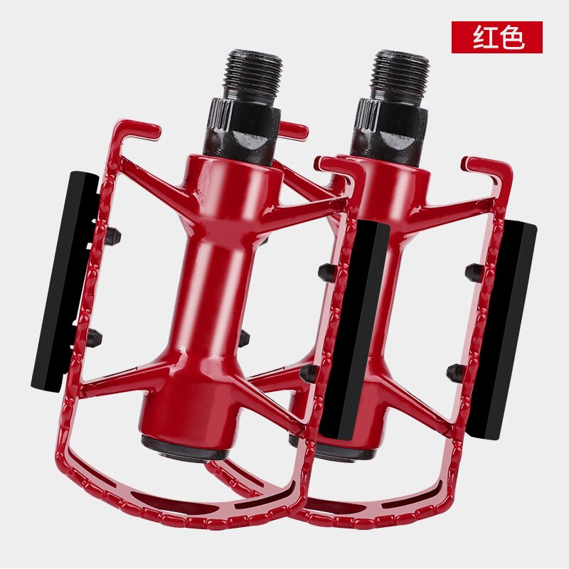 Fiets Pedaal Racefiets Mountainbike Pedaal Lager Pedaal Fiets Accessoires Universele Een Paar: Red Intensive Ball Bearing One Pair of Dress