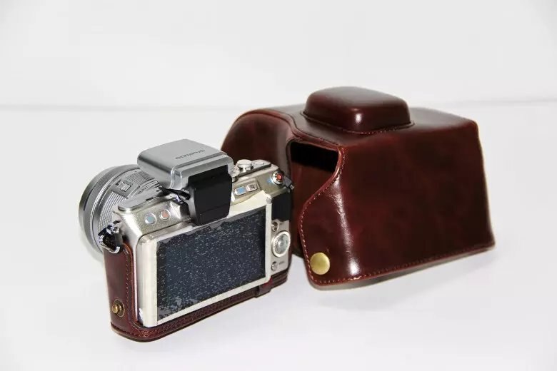 retro Jahrgang Kameratasche schwer kamera-kasten Für Olymp EPL5 E-PL5 EPL6 E-PL6 EPM2 E-PM2 Mit Gurt