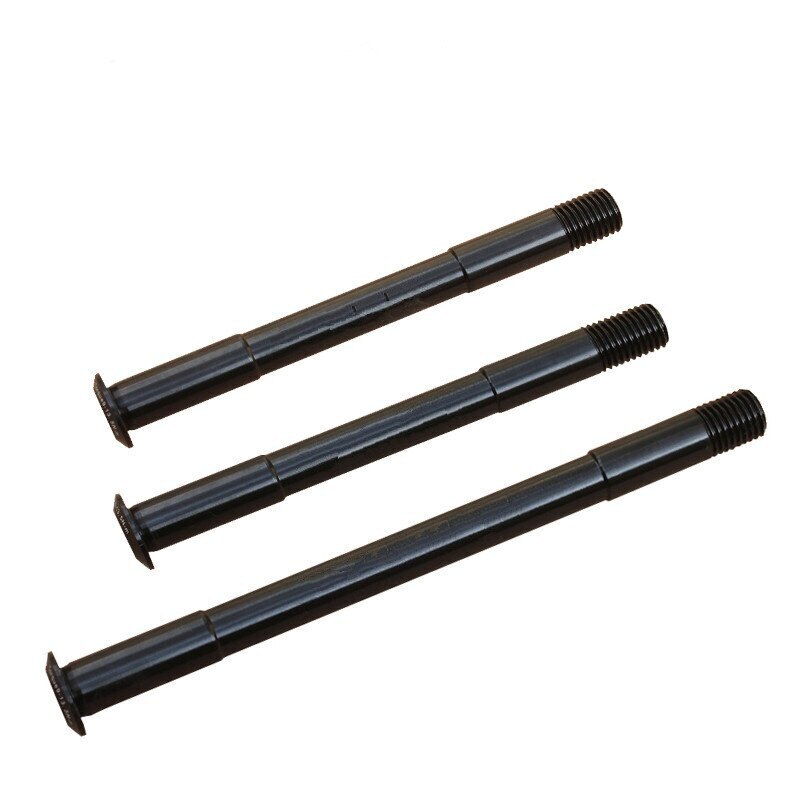 Brochettes à travers l'axe vélo de route 12x142 100x12mm vtt roue arrière filetage QR avec contre-écrou axe 163mm