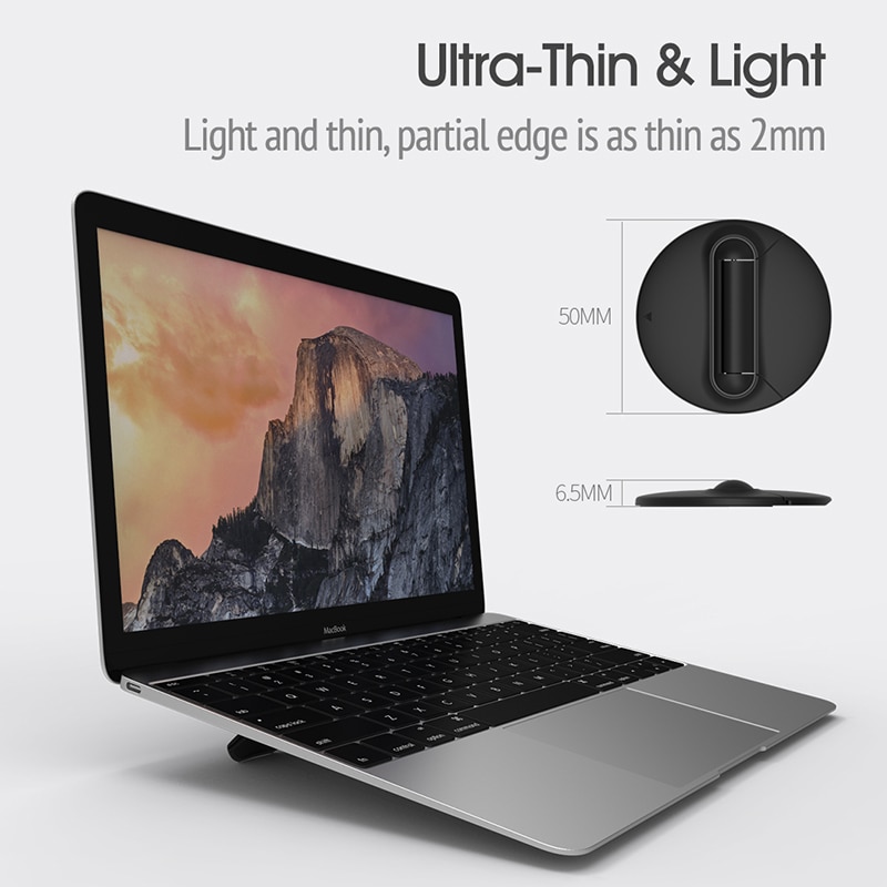 Sincetop bærbar køling bærbar stativ tilbehør holder pc support 10-17 tommer notesbog til macbook pro 13 latop stativholder
