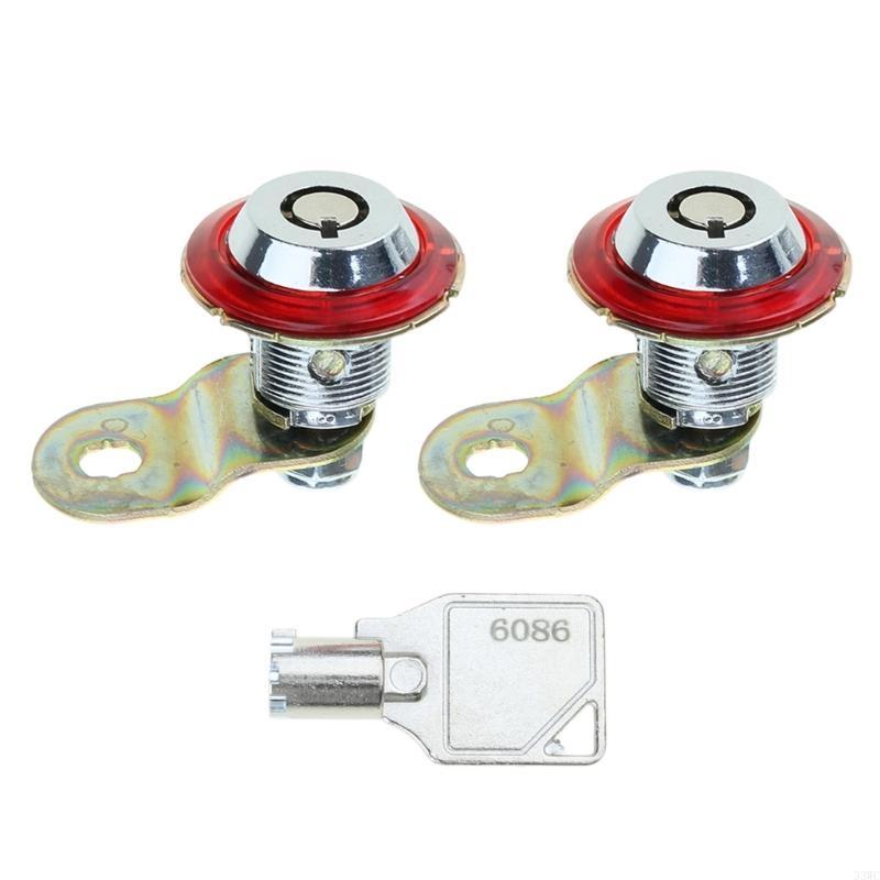 3 stk/sett arkadespillmaskin dørlås lås med nøkkel til jamma-maskiner