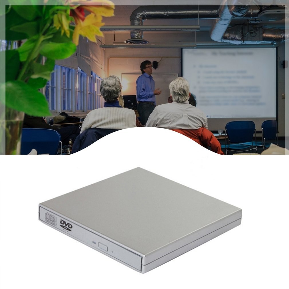 USB2.0 DVD Player Drive Free ROM External Player Combo CD Burner Drive For PC Mac Windows Laptop Computer