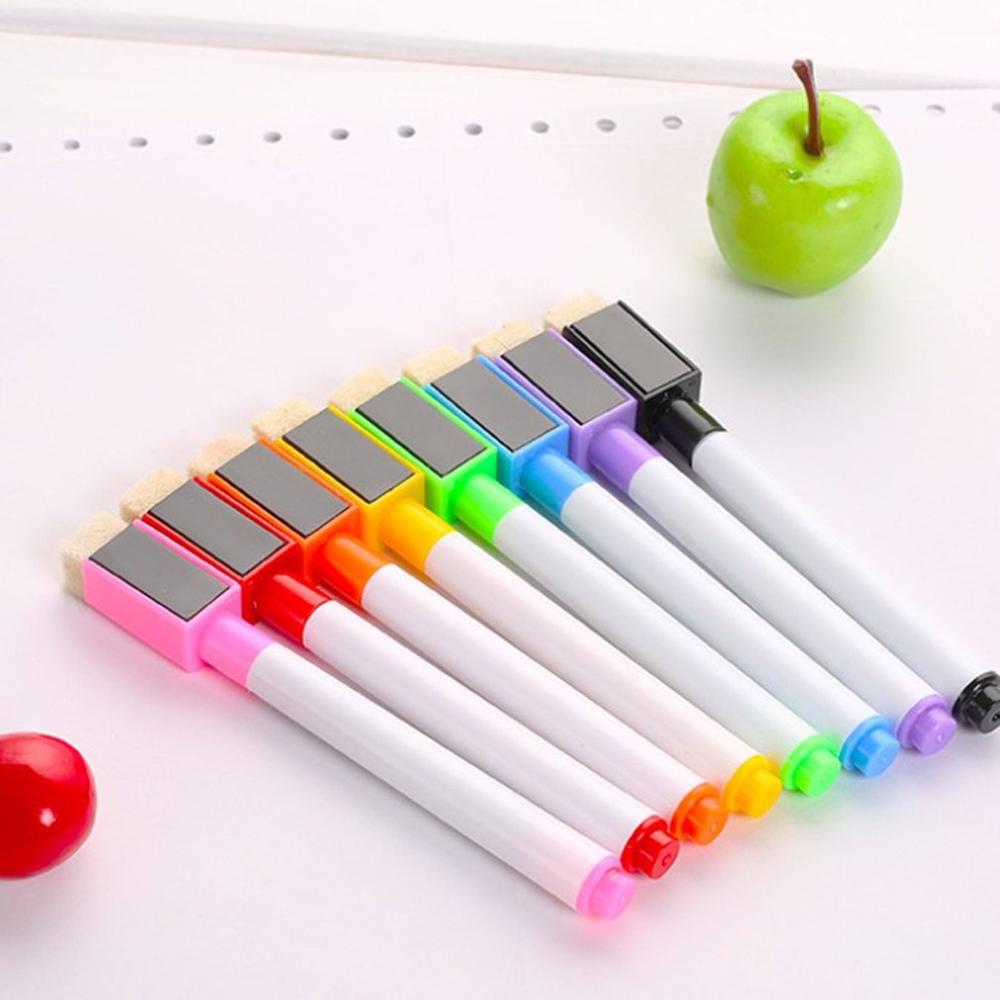 8pcs Erasable whiteboard pen erasable whiteboard pen: Default Title