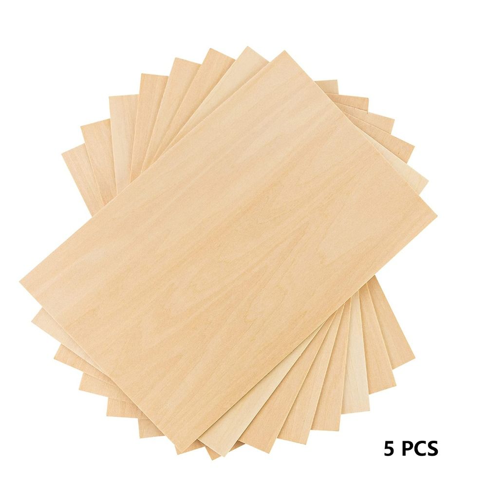 5 szt. DIY Rzemiosło Prostokątna Płyta Drewniana Naturalna 2mm Gruba Lite Drewno element Pomoc Dydaktyczna Rękodzieło Materiał Dekoracja Domu: PINE