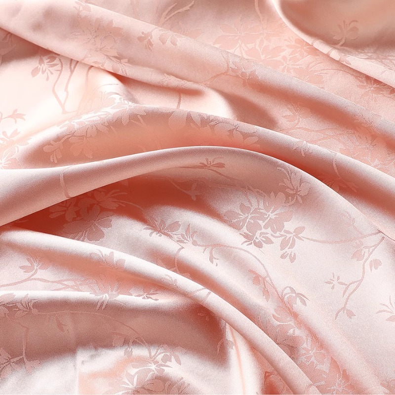 Kinesisk qipao-stoff jacquard silke sateng acetat imitert silke klær skjørt sateng kinesisk stil stoff