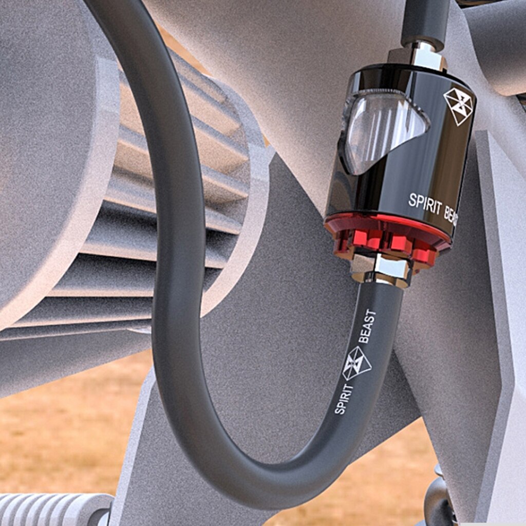 1 Meter Grey Motorcycle Fuel Oil Tube Hose Line Petrol Pipe 5mm ID