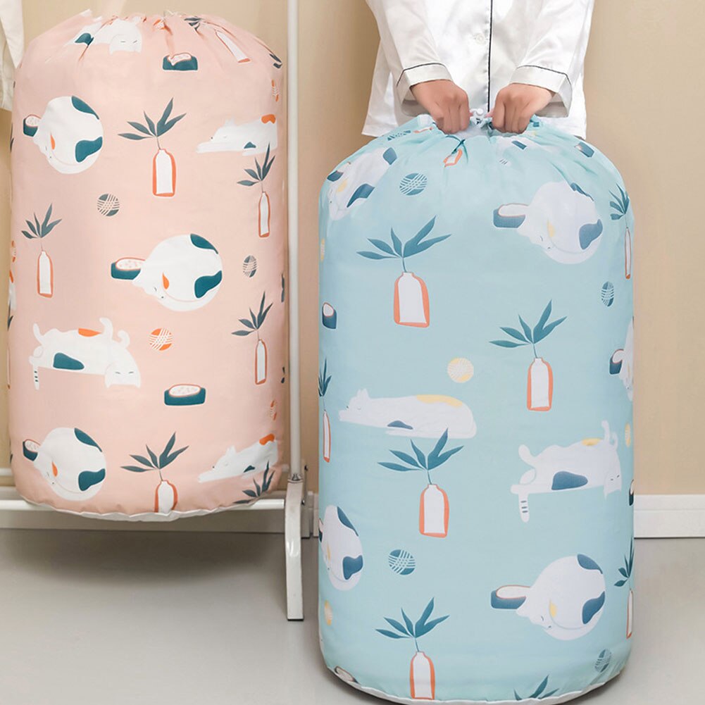 1 Stuk Ins Gedrukt Quilt Zak Grote Quilt Afwerking Stof Organizer Speelgoed Verpakking Zak Voor Thuis Beddengoed Item Organizer