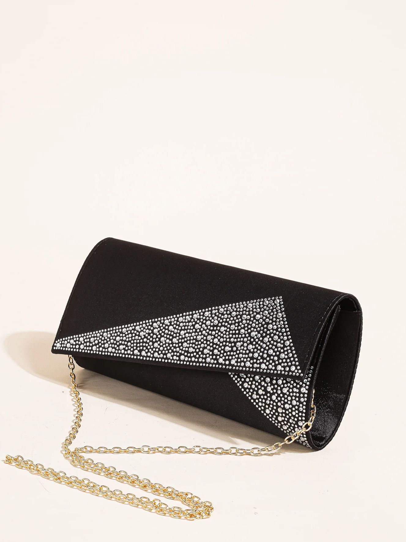 Damskie satynowe torebki wieczorowe z kryształkami błyszczące, błyszczące torebki na imprezę, wesele, bal