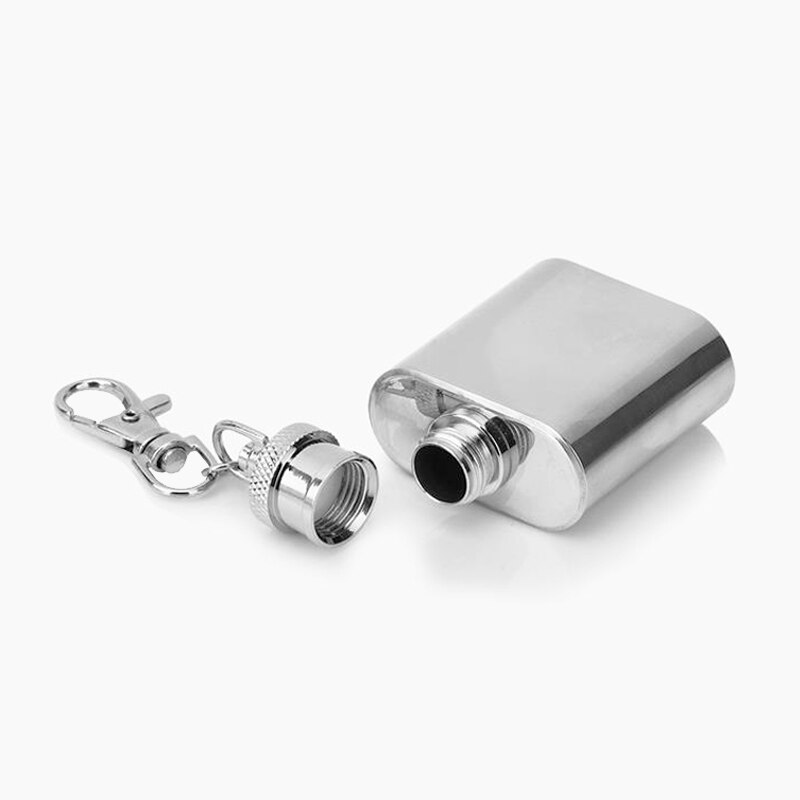 1 Oz Mini Stainless Steel Hip Flask Metal Flagon Portable Bottle Whiskey Alcohol Liquor Bottle Mini Bottles