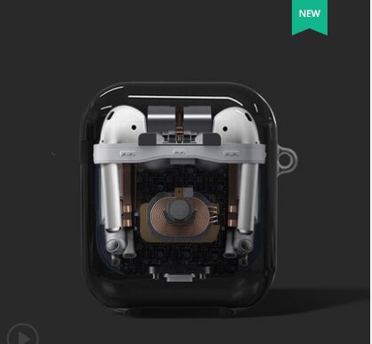 Made for Apple AirPods Protective Case Airpods2 2 Generation Silica Gel Protective Shell Airpodspro Wireless Bluetooth Case: airpods 1 and 2