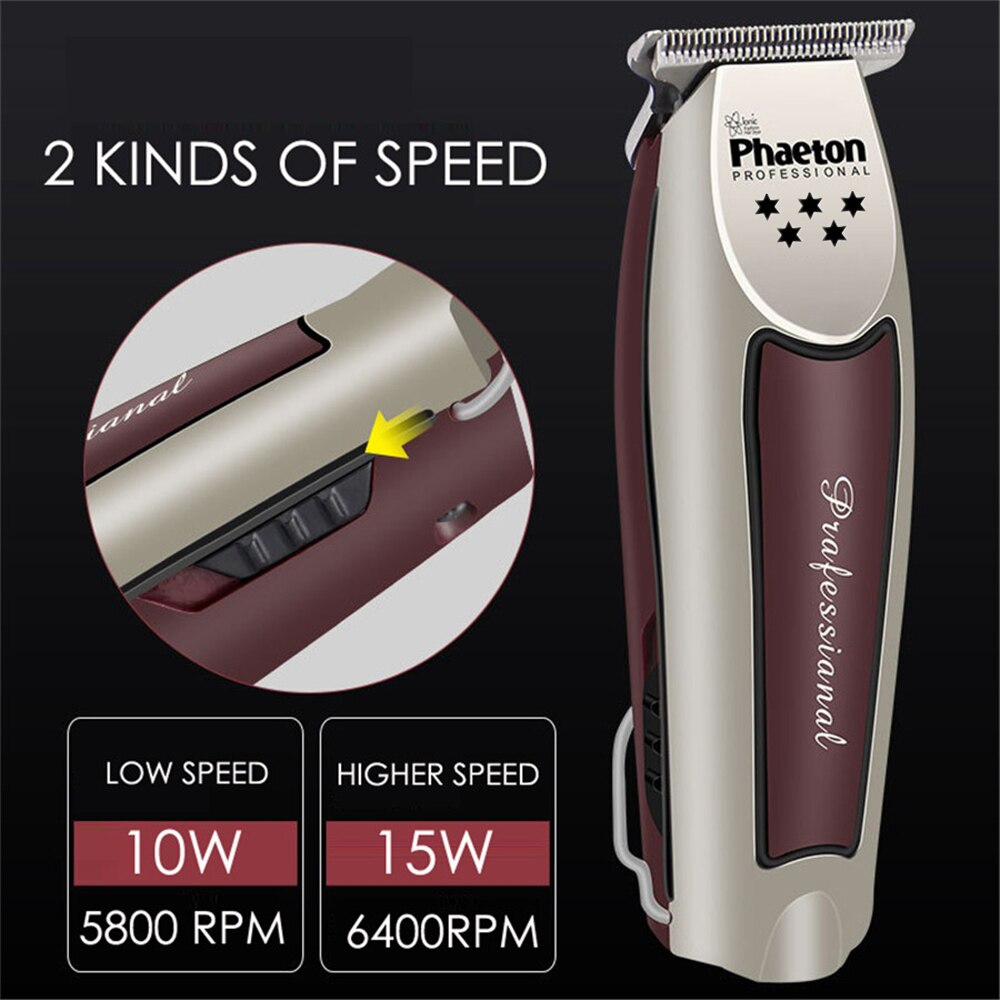 100-240V Professionele Tondeuse Professionele Tondeuse Baard Trimmer Mannen Haar Snijder Kapper Kapsel Machine modellering