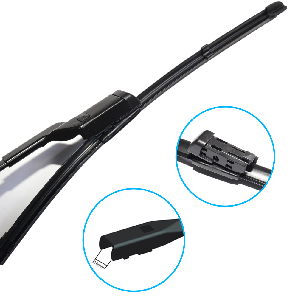 Limpiaparabrisas delantero y trasero para coche Seat Leon 5F Mk3 ~ , escobillas de limpieza de ventana trasera, accesorios de coche