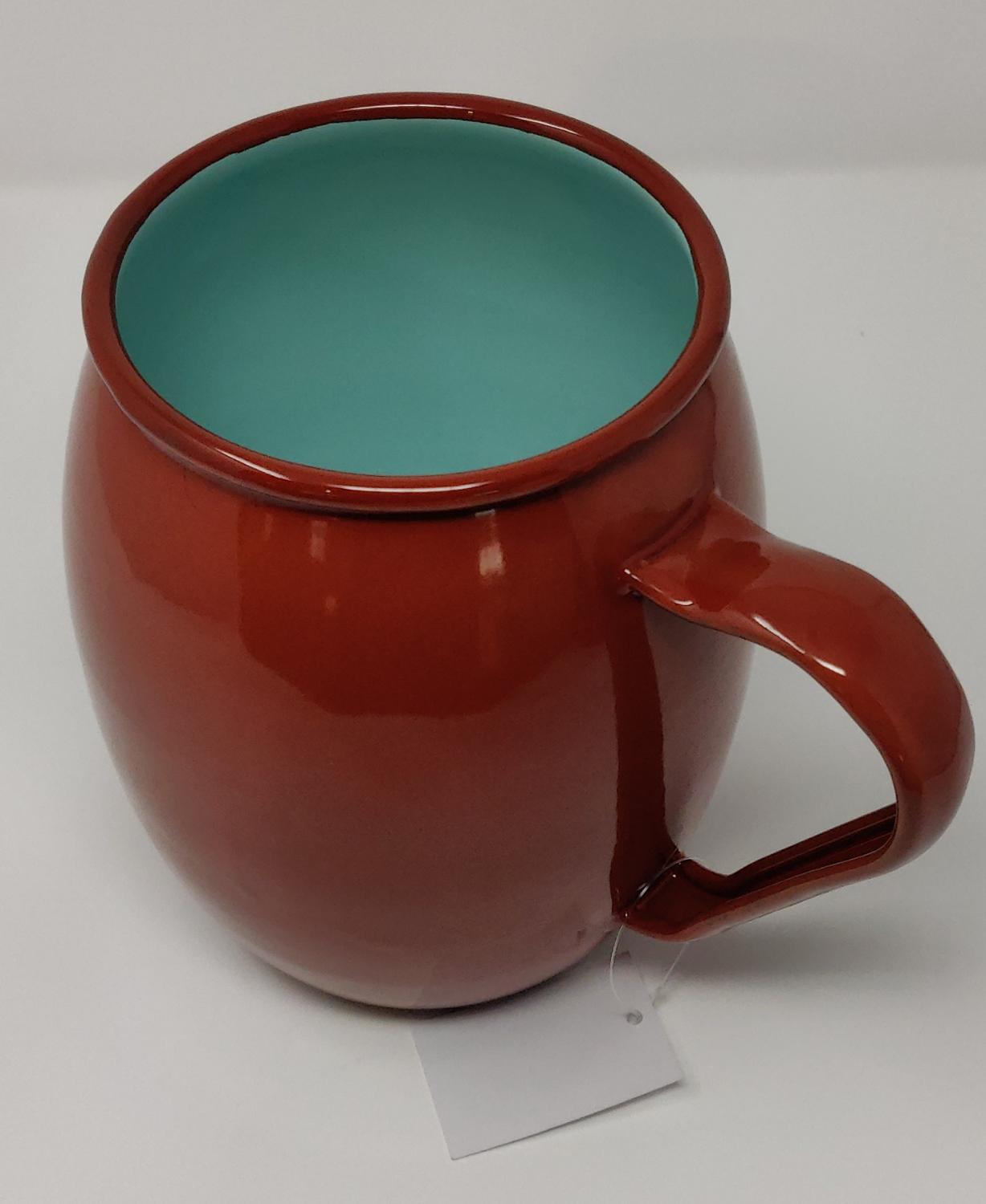 PUCHERO ACERO ESMALTADO DE 4 LITROS CLÁSICO C/ASA Y TAPA