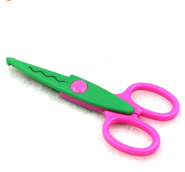 Children's Safety Scissors 0-6 Years Old Primary School Students Hand-made Plastic Babies with Children's Kindergarten Art Cla: Number 1