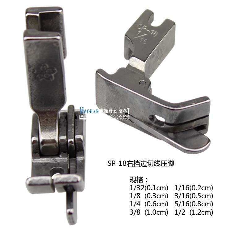 Industriële Naaimachine Onderdelen Universele welt naden activiteiten helpen messen SP-18 stalen ribben Krimpen de juiste voet