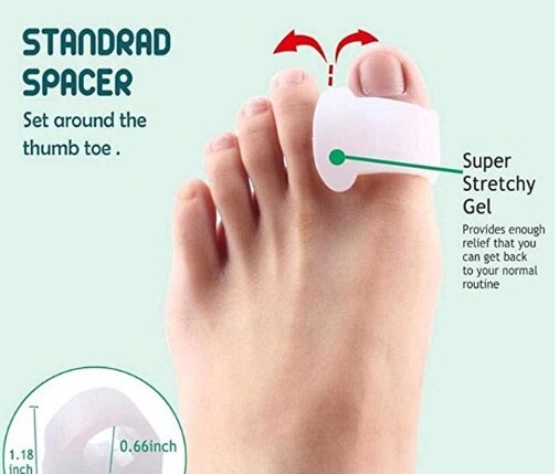 Bunion Corrector and Bunion Pain Relief Kit, Gel Bunion Pads & Sleeve, Toe Separators Spacers Straighteners for Men and Women