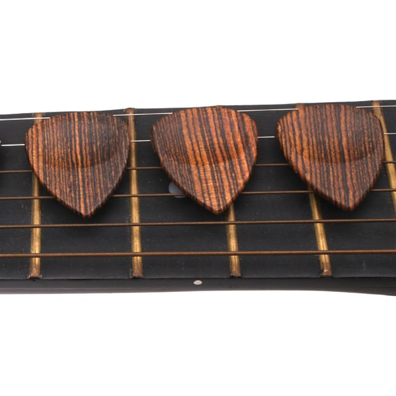 Palette de guitare électrique en bois de santal doré, 2 pièces, basse acoustique