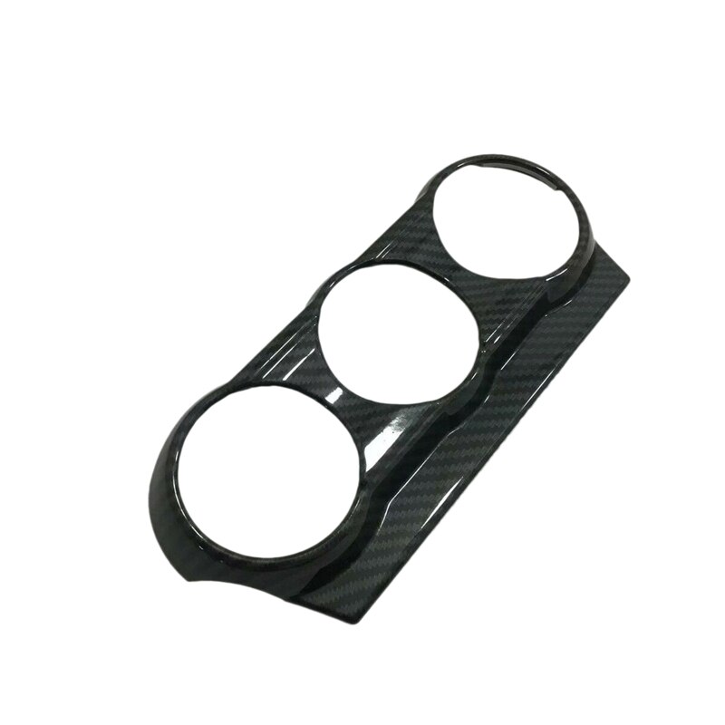 Carbon Fiber Interior Air Condition Outlet Panel Cover Trim for Mazda CX-3 CX3 -18
