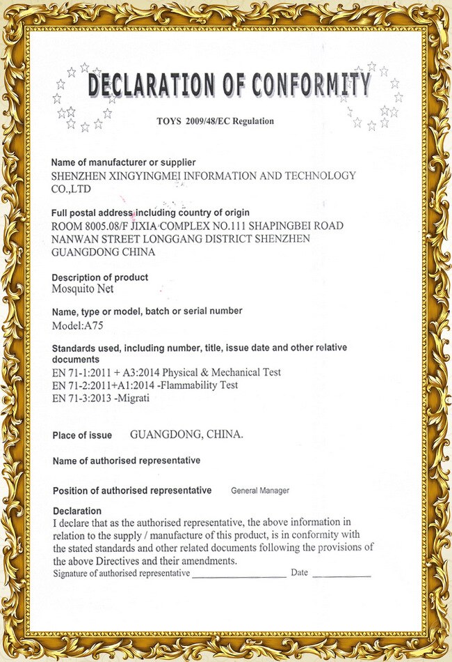 północny europejski ins lekki, oddychający baldachim robić łóżka namiot dziecięcy prosty, gorący sprzedawanie moskitiery dla dzieci: Doc certification