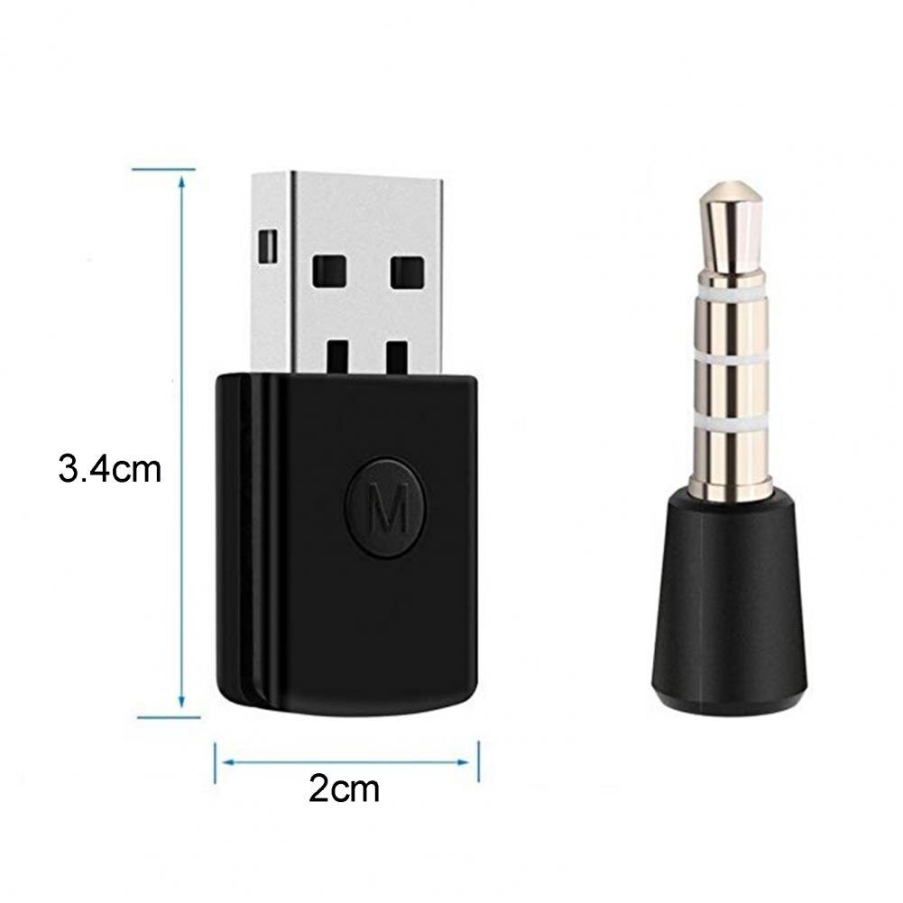 Draagbare Bluetooth Dongle Usb Adapter Voor Ps4 3.5Mm Bluetooth USB2.0 Adapter Voor PS4 Stabiele Prestaties Bluetooth Oortelefoon
