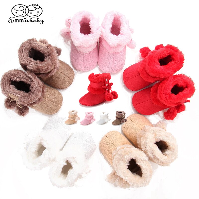 Emmababy Scarpe Da Neve Stivali bambino Del bambino della Greppia infante Appena nato Della Neonata Bottini Prewalker Molle