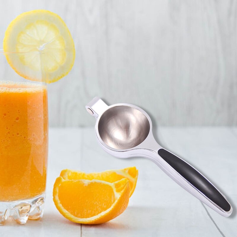 Citruspers van roestvrij staal, sinaasappelpers, keukengereedschap, citroenpers, sinaasappelpers, fruitpers
