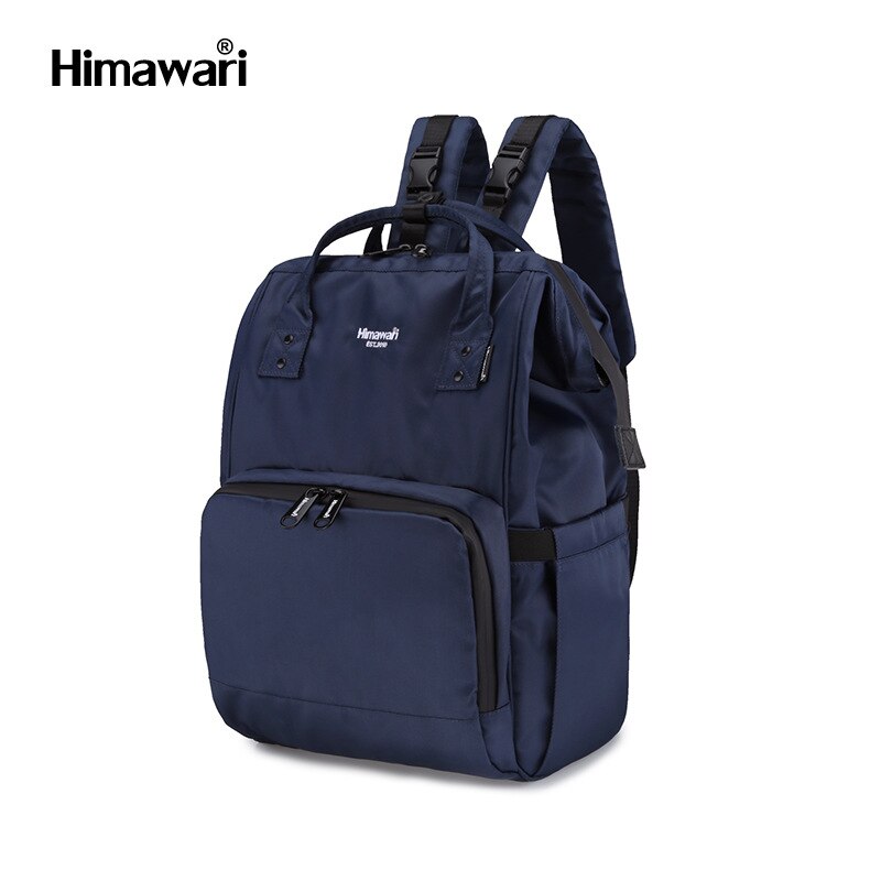 Sac à dos à couches pour femmes, à la , grande capacité, Anti-vol, pour soins de bébé: NavyBlue