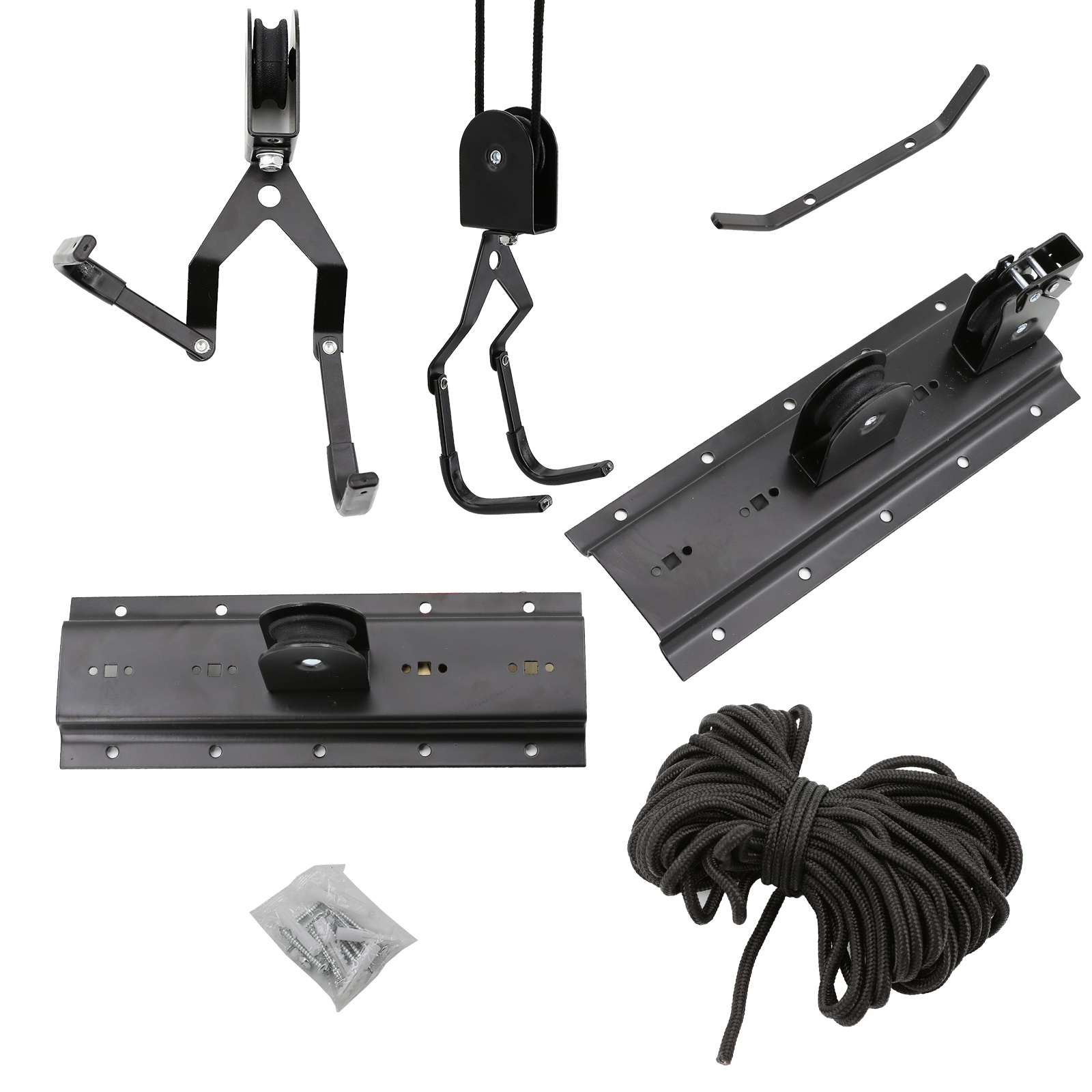 Roof luggage box lifting frame pulley lifting kayak bicycle underground garage ceiling frame roof box storage: Default Title