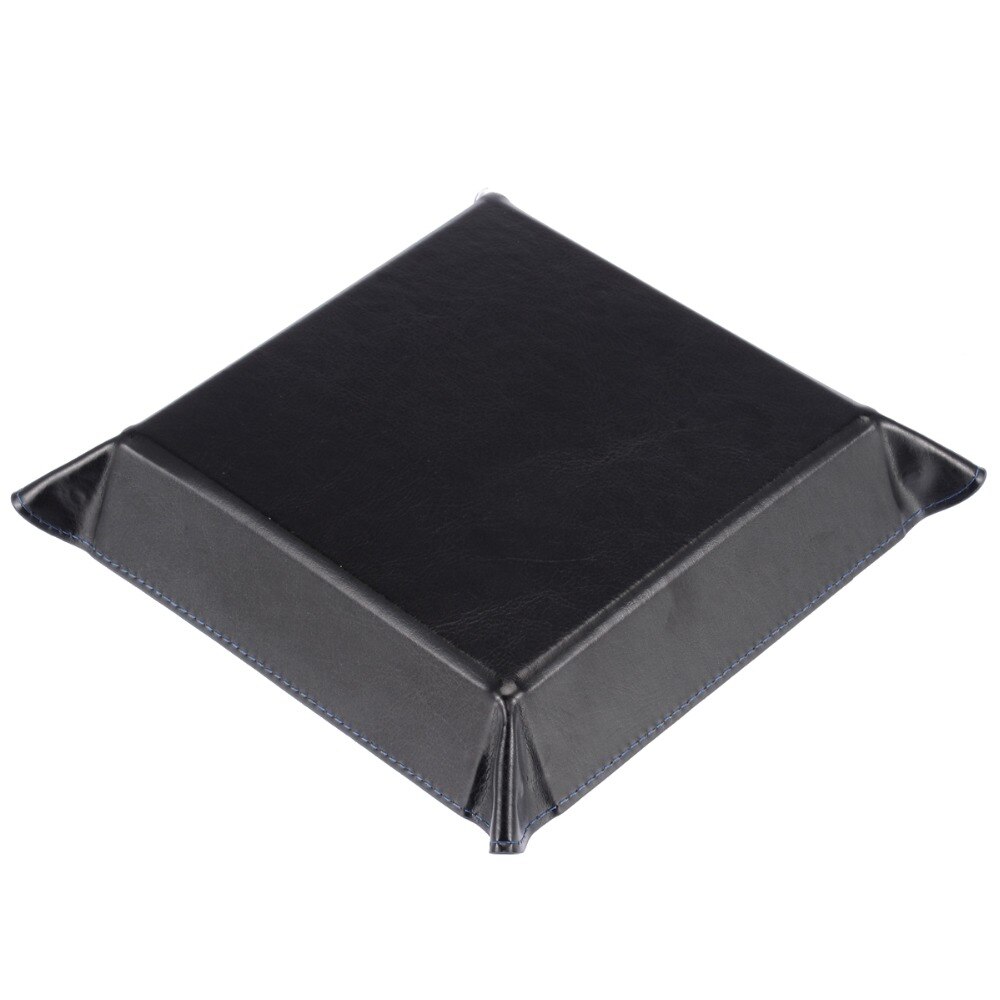 Offres spéciales plateau à dés bleu bureau Table pliable en cuir PU dés boîte de rangement pour dés jeux de Table